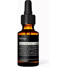 Aesop. Sage & Cedar Saç Derisi Bakımı 25 Ml, Adaçayı & Sedir, Hoş Otsu ve Odunsu Aroma