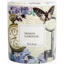Maison La Bougie Rose Rouge Mum 2kg, Gül, Tütsü ve Paçuli