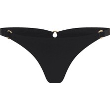 Agent Provocateur Malisa Siyah Bikini Altı - Lüks Italyan Kumaş, Rüçgarlı, Spf 50+ & Klor Dayanıklı