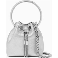 Mcm Micro Bon Bon Çanta Altın Metalik Nappa & Zincir Detaylı