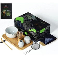 Teanagoo Japon Matcha Çay Seti, 10 Parça Seremoni Kiti, Bambu Çırpıcı, Seramik Kase ve Aksesuarlar