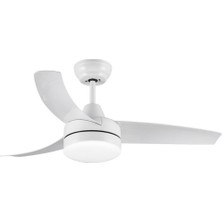 C joy 42 Inç Işıklı Modern Tavan Vantilatörü, Sessiz Dc Motor, 6 Hız ve Uzaktan Kumandalı