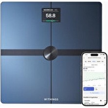 Withings Body Smart Wlan Dijital Baskül, Gelişmiş Vücut Kompozisyonu Ölçümü, Kas, Su ve Kemik Analizi Takip