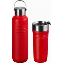 Le Creuset On The Go Termos Seti Şişe ve Bardak