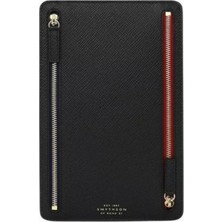 Smythson Panama Deri Multi-Zip Kese, Lüks Seyahat Aksesuarı