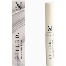 By Mina Al Sheikhly Filled Brow Sculpt-Tint 4,3ml, Dolgun ve Şekillendirici Kaş Jeli