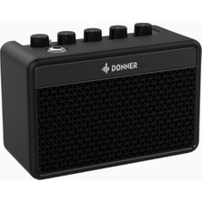Donner Mini Gitar Amfisi Da-10, 5W, Taşınabilir, Şarj Edilebilir, Clean & Overdrive
