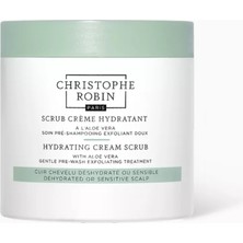 Christophe Robin Nemlendirici Krem Peeling 250ML, %96 Doğal, Hassas Saç Derisi Için