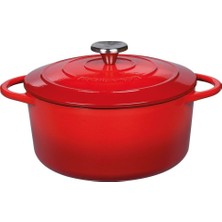 Kuchenprofi Provence Oval Tava, 33 Cm, Fırın ve Indüksiyon Uyumlu, Kırmızı