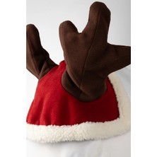 Horze Yılbaşı Rentiyer At Kulaklığı Noel Temalı Yumuşak At Şapkası