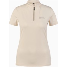Pikeur Selection 7215 Taş Detaylı Lüks Fermuarlı Spor Kadın T-Shirt