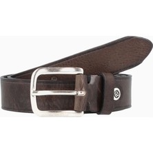 B.belt 85 cm Deri Erkek Kemer, Sağlam Metal Tokalı, Kalın ve Şık Tasarım