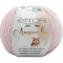 Etrofil Angora Lux El Örgü Ipi 50 gr 200 M %45 Angora %55 Polyamid Yumuşak Örgü İPI-70338