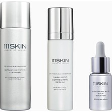 111SKIN Glass Skin Trio Enzyme Cleanser, Dark Spot Serum & Hyaluronic Acid Booster