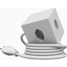 Avolt Square 1 USB Manyetik Priz Çoklayıcı Swiss Type J