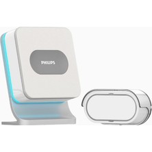 Philips Welcomebell Color Kablosuz Kapı Zili 300 M Menzil, LED Uyarı