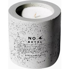 Photogenics & Co. No.4 Betel Concrete Candle 225G, Lüks Mermer Beton Tasarımlı Mum