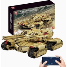 Mould King 20011 Mk-Iı Tank Yapım Seti 3296 Parça Uzaktan Kumandalı Askeri Model