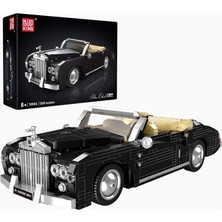 Mould King 10006 Vintage Luxury Convertible Araba 1096 Parça Yapı Seti