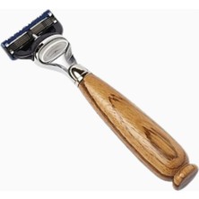 Acca Kappa Zebra Ağacı Saplı Gillette Fusion Uyumlu Tıraş Bıçağı