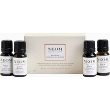 Neom Wellbeing 4’lü Esansiyel Yağ Karışımları Seti, Stres Azaltıcı, Uyku, Enerji ve Mutluluk