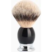 Mühle Sophist Silvertip Tıraş Fırçası, Gümüş Uçlu Porsuk Kıl, Siyah Sentetik Reçine Sap