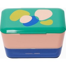 Takenaka x Poketo Pebbles 2 Katlı Japon Bento Kutusu Özel Seri