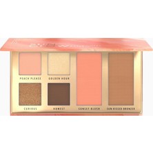 Catrice Catrıce Sun Glow Göz ve Yanak Paleti, 6 Renk, Allık, Aydınlatıcı, Mat, Işıltılı