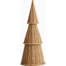 Crate & Barrel Alford Rattan 28" Küçük Dekoratif Ağaç