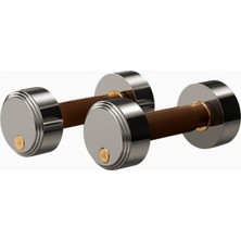 Bork HS834 Lüks Tasarım Ahşap Deri Dambıl Seti 4 kg