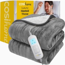 Cosi Home Elektrikli Battaniye 180X130 Cm, 10 Isı Kademeli, Otomatik Kapanma