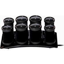 T3 Hacim Veren Luxe Sıcak Bigudi Seti, 44 mm ve 38 mm Seramik Bigudiler, 2 Isı Seviyesi