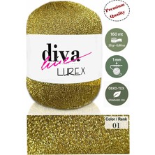 Diva İplik Diva Lurex 01 Gold