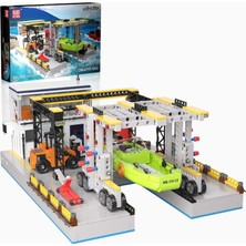 Mould King 10142 Gemi Tersanesi Yapım Seti 1273 Parça Koleksiyon Model