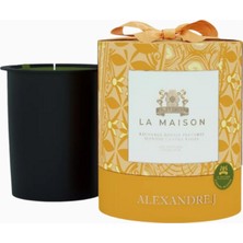 Alexandre J Pale Jade Mum ve Holder Hediye Seti 220G, Elemi-Patchouli
