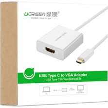 Ugreen Type-C To HDMI Dişi 4K Çevirici Adaptör, Beyaz