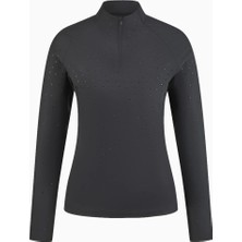 Pikeur Selection 1322 Taş Detaylı, Lüks  Fermuarlı Spor Kadın Sweatshirt