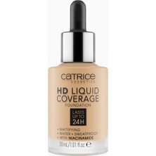 Catrice Hd Liquid Coverage Fondöten 30 ml Yüksek Kapatıcılık ve Doğal Görünüm