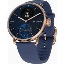 Withings Scanwatch 2 38 mm Mavi, Hibrit Sağlık Akıllı Saat (Ekg, Spo₂, 35 Gün Pil)