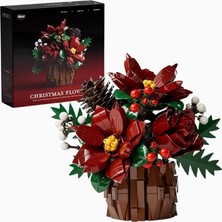 Nifeliz NF10347 Noel Çiçek Yapım Seti 767 Parça Dekoratif Poinsettia Modeli