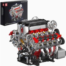 Mould King 10130 V8 Motor Modeli 2718 Parça Lüks Yapı Seti