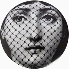 Fornasetti Tema E Variazioni N.78 Yuvarlak Porselen Mücevher Kutusu