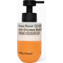 Hello Klean Press Reset Anti-Kuru Vücut Yıkama Jeli 400ML, Nemlendirici ve Yumuşatıcı