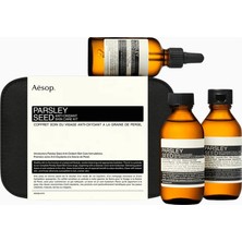 Aesop. Aesop Parsley Seed Anti-Oxidant Cilt Bakım Seti-Temizleyici Tonik Serum
