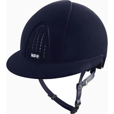 Kep Italia Smart Nova Mavi Kadife Polo Vizörlü Binicilik Kask