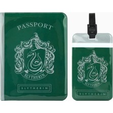 Cinereplicas Harry Potter Slytherin Pasaport Kılıfı ve Valiz Etiketi Seti