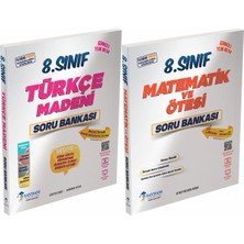 Saydam Yayınları 8. Sınıf Lgs Türkçe Madeni Soru Bankası ve Matematik ve Ötesi Soru Bankası