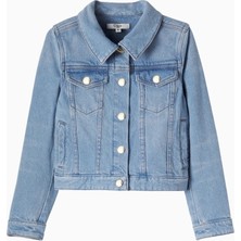 Chloe Chloé Kids Kot Denim Ceket Kız Çocuk