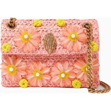 Kurt Geiger Kensington Raffia Effect Mini Zincir Askılı Kadın Çapraz Çanta