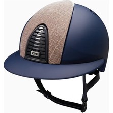 Kep Italia Cromo 2.0 Mat Mavi Galaxy Pembe Polo Vizörlü Binicilik Kaskı